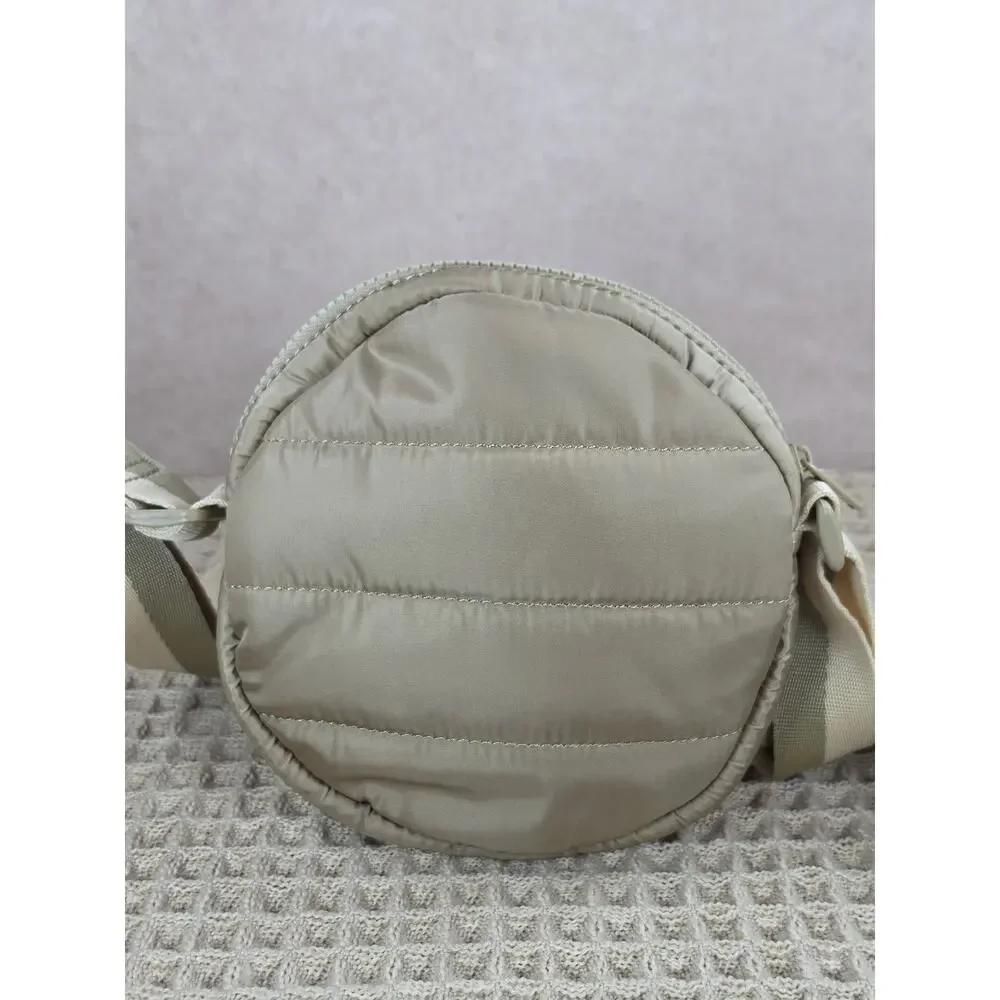 Champion Round Padded Crossbody Bag Khaki – Brand New With Tags